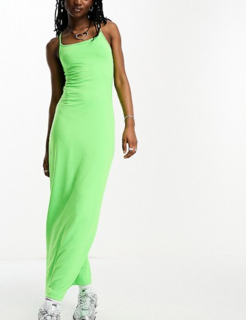 Rochie maxi WEEKDAY, verde