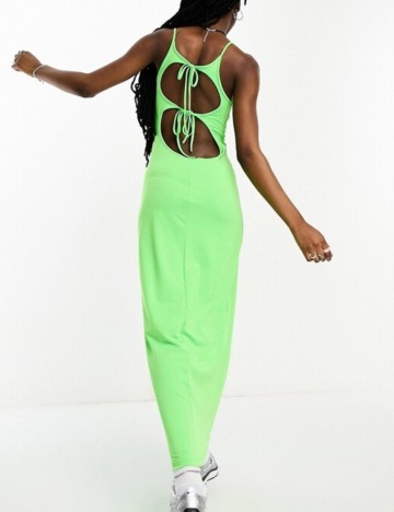 Rochie maxi WEEKDAY, verde