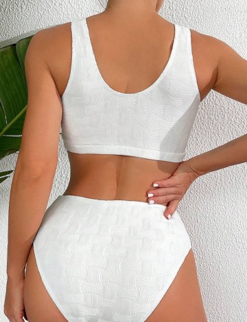 Costum de baie Shein, alb