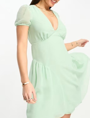 Rochie mini ASOS, verde