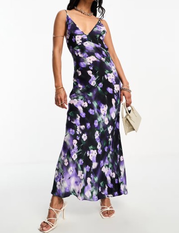 Rochie maxi ASOS, mix culori