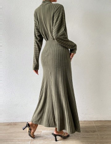 Rochie maxi Shein, verde