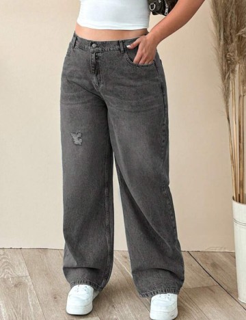 Jeans Shein Curve+, gri