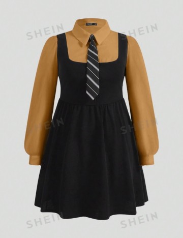 Rochie midi Shein Curve+, mix culori