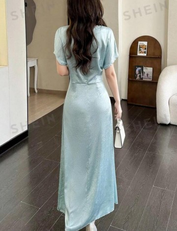 Rochie maxi Shein, verde