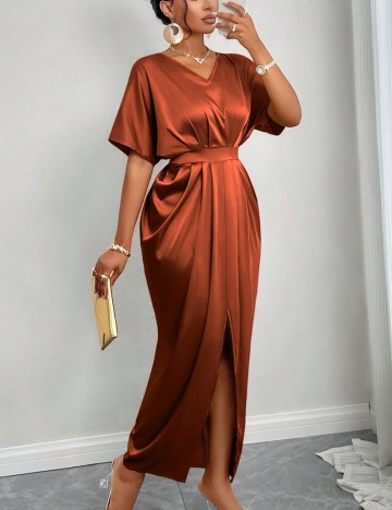 Rochie maxi Shein, cărămiziu