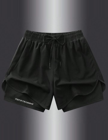 Pantaloni scurți Shein, negru