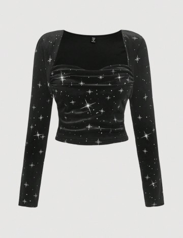 Bluză Shein Curve+, negru