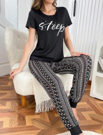 Compleu pijamale Shein, mix culori