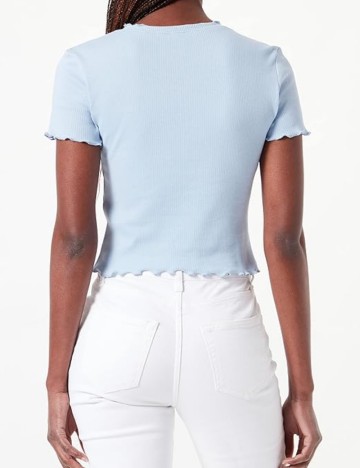 Tricou Pieces, albastru