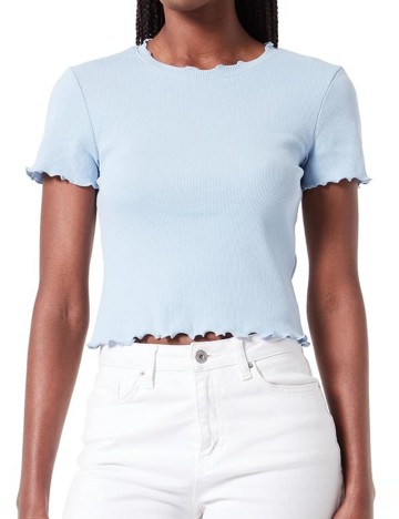 Tricou Pieces, albastru