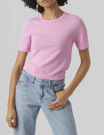 Tricou Vero Moda, roz