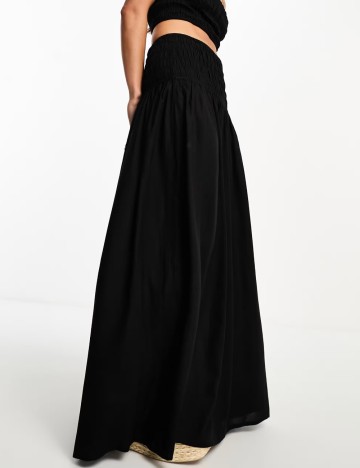 Fustă maxi Esmee, negru