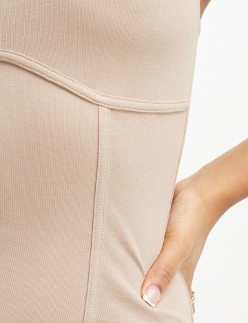 Rochie mini Miss Selfridge, bej