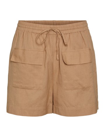 Pantaloni scurți Pieces, bej