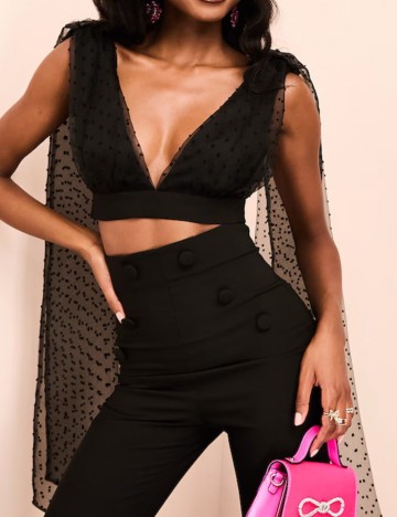 Top ASOS, negru