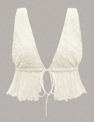 Top SHEIN ICON, crem