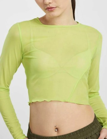 Bluză Pieces, verde