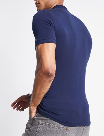 Tricou polo ASOS, albastru