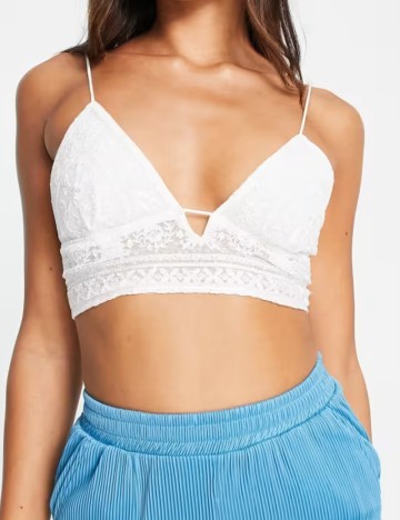 Bustieră Free People, alb