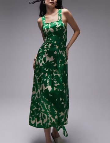 Rochie midi Topshop, mix culori