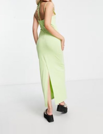 Rochie maxi WEEKDAY, verde