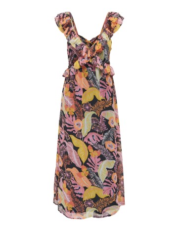 Rochie midi Jdy, mix culori