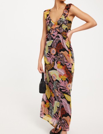 Rochie midi Jdy, mix culori