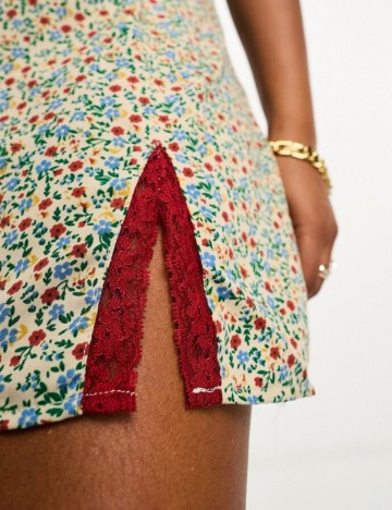 Rochie mini Daisy Street, mix culori