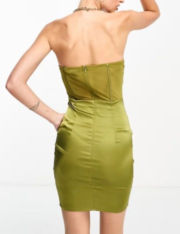 Rochie mini NAANAA, kaki