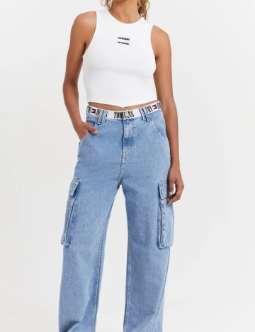 Maiou Tommy Jeans, alb