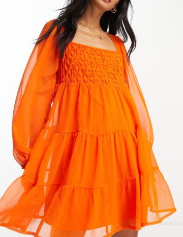 Rochie mini ASOS, portocaliu