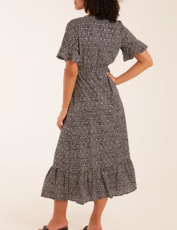 Rochie maxi Blue Vanilla, negru