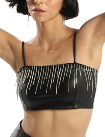 Top Miss Selfridge, negru