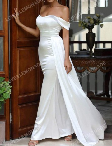 Rochie de mireasă Shein, alb