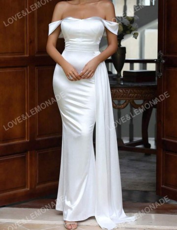Rochie de mireasă Shein, alb