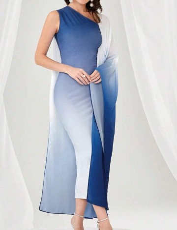 Rochie maxi Shein, mix culori