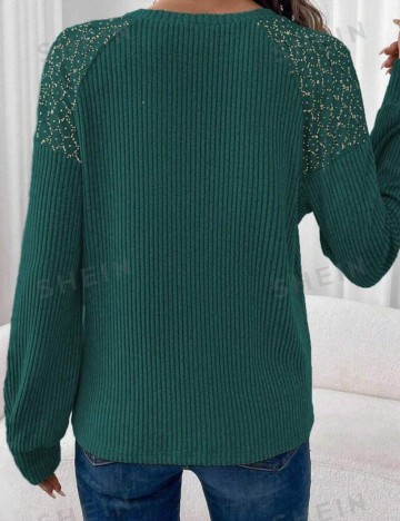 Bluză Emery Rose by Shein, verde