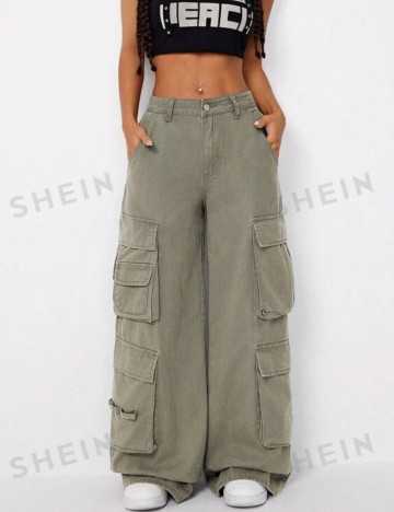 Jeans Shein, verde