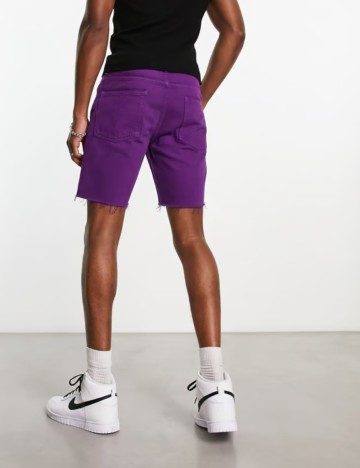 Pantaloni scurți ASOS, mov