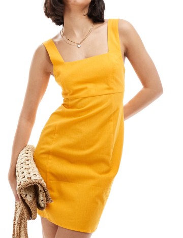 Rochie mini ASOS, portocaliu