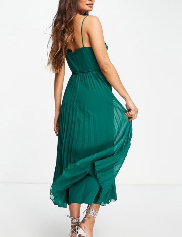 Rochie maxi ASOS, verde