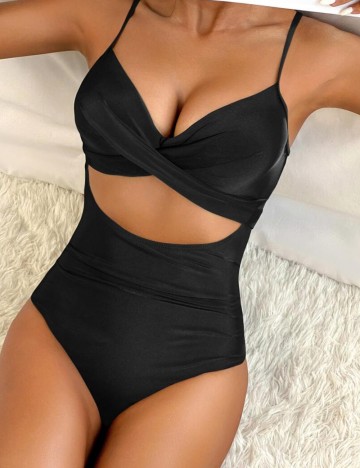 Costum de baie întreg Shein, negru