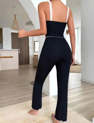 Compleu pijamale Shein, negru