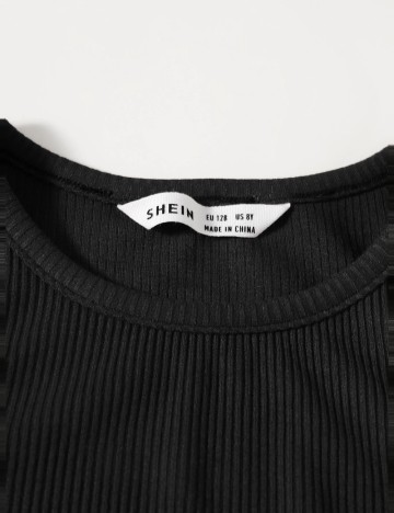 Top Shein, negru