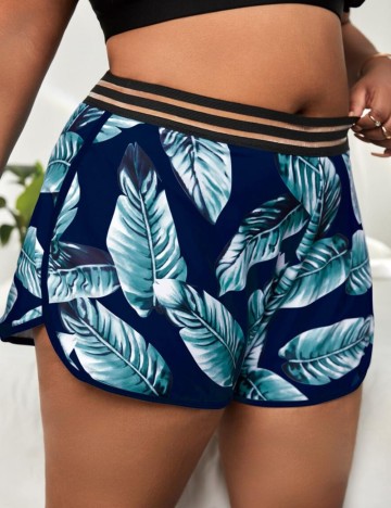 Pantaloni scurți de baie Shein Curve+, mix culori