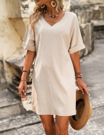 Rochie mini Shein, crem