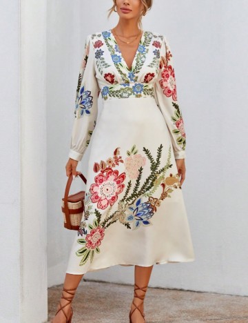 Rochie midi Shein, bej