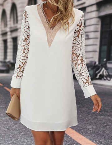 Rochie mini Shein, alb