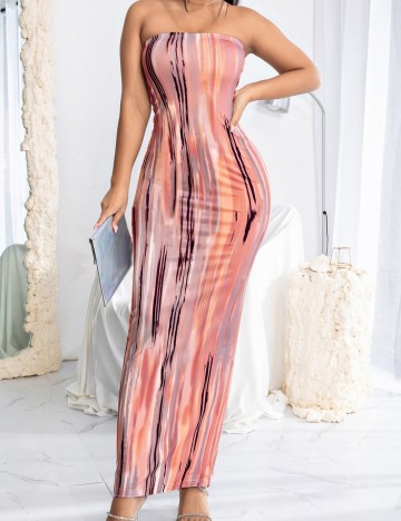 Rochie maxi Shein, mix culori